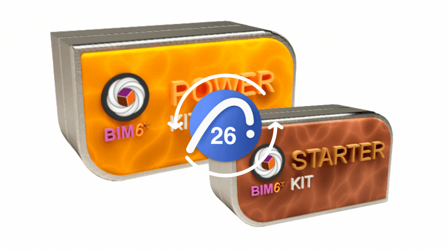 BIM6x Template Kits for Archicad 26!